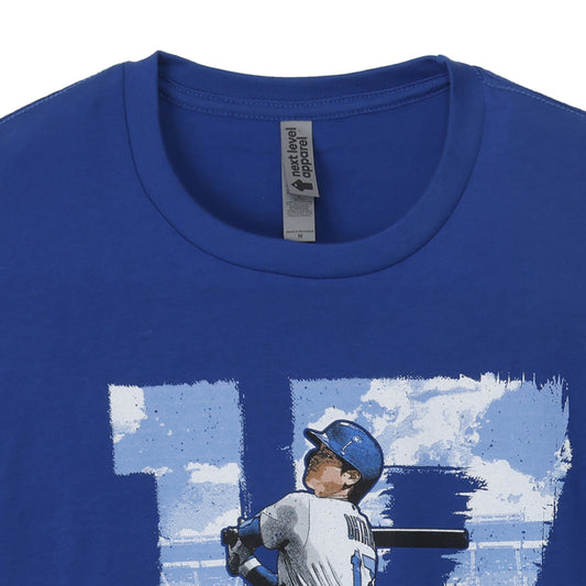 【大谷翔平】Shohei Ohtani Los Angeles D Rough WHT S/M/L/XLサイズ Tシャツ