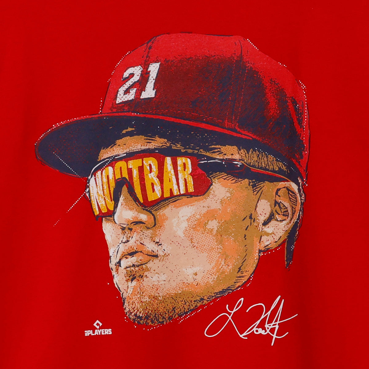 ヌートバー Lars Nootbaar St. Louis Sunglasses WHT Tシャツ S / M / L / XL