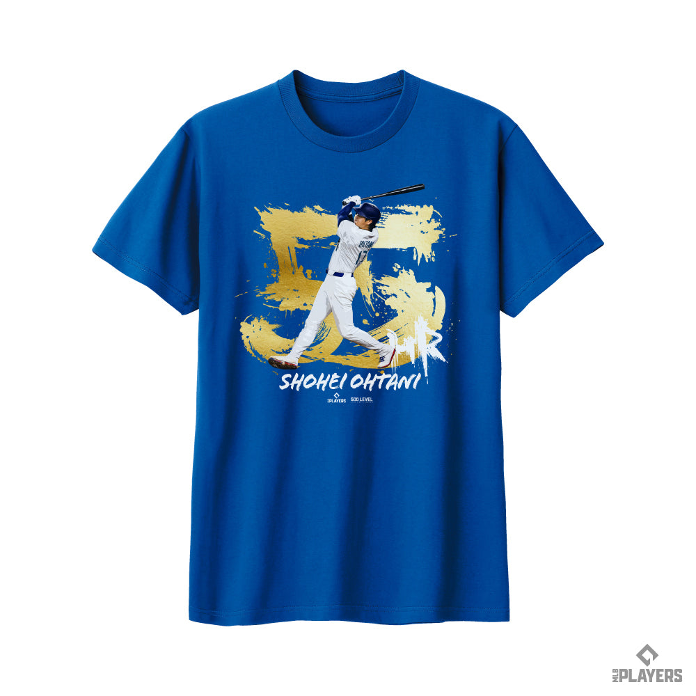 予約販売【大谷翔平】SHOHEI OHTANI 『55 HOME RUN』 Tシャツ ロイヤルブルー