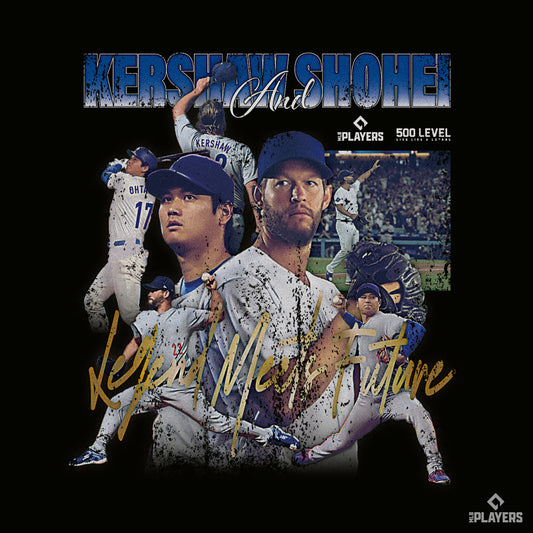 予約受付終了【大谷翔平/クレイトンカーショー】SHOHEI OHTANI CLAYTON KERSHAW 『Legend meets Future』 Tシャツ