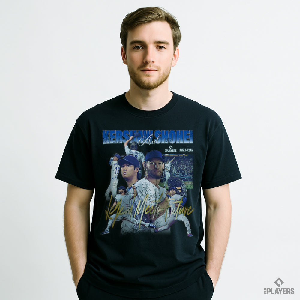 予約販売【大谷翔平/クレイトンカーショー】SHOHEI OHTANI CLAYTON KERSHAW 『Legend meets Future』 Tシャツ