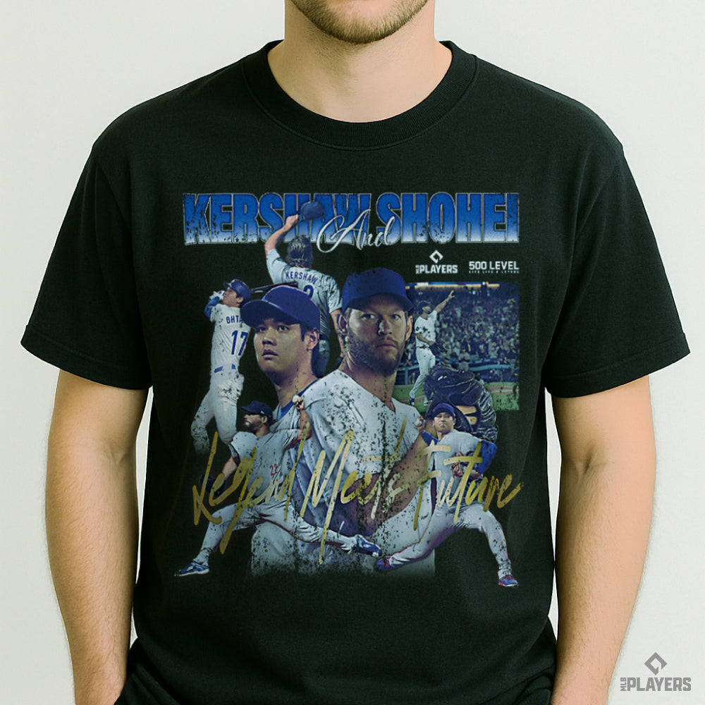 予約販売【大谷翔平/クレイトンカーショー】SHOHEI OHTANI CLAYTON KERSHAW 『Legend meets Future』 Tシャツ