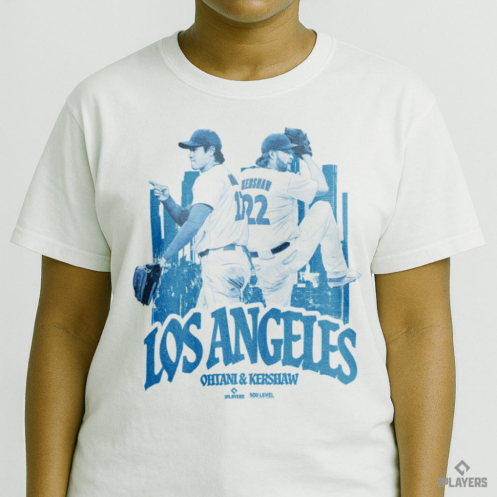 予約販売【大谷翔平/クレイトンカーショー】Shohei Ohtani Clayton Kershaw 『respect』 Tシャツ ホワイト
