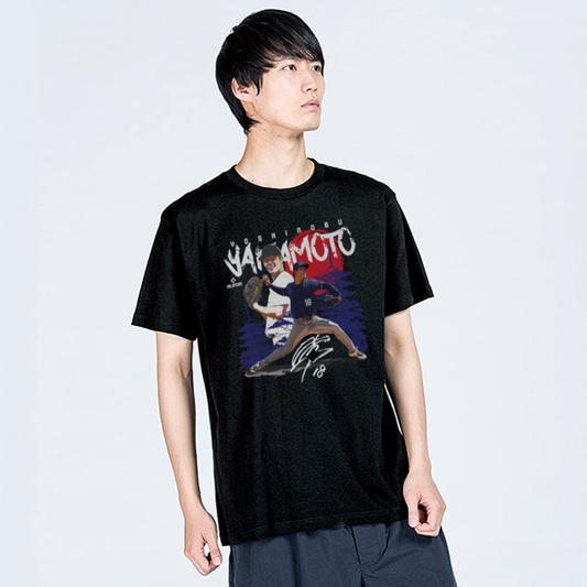 予約販売【山本由伸】YOSHINOBU YAMAMOTO 『Rising Sun』500LEVEL Tシャツ
