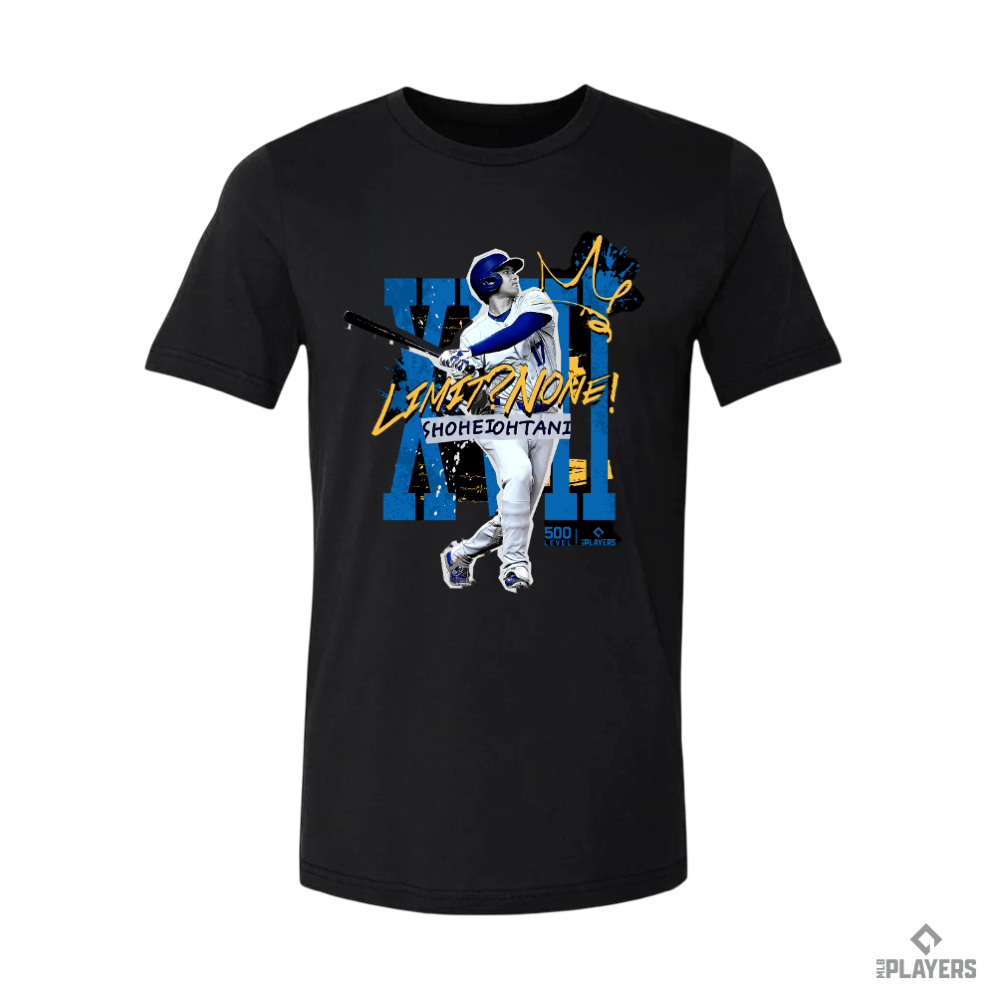 予約受付受付終了【大谷翔平】SHOHEI OHTANI『Limit？None！』 Tシャツ