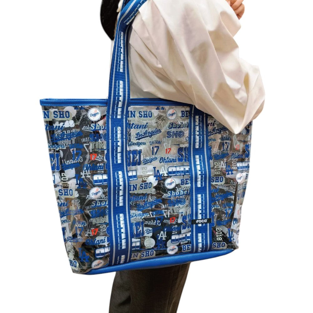 SHOHEI OHTANI LOS ANGELES DODGERS PRINTED CLEAR TOTE BAG