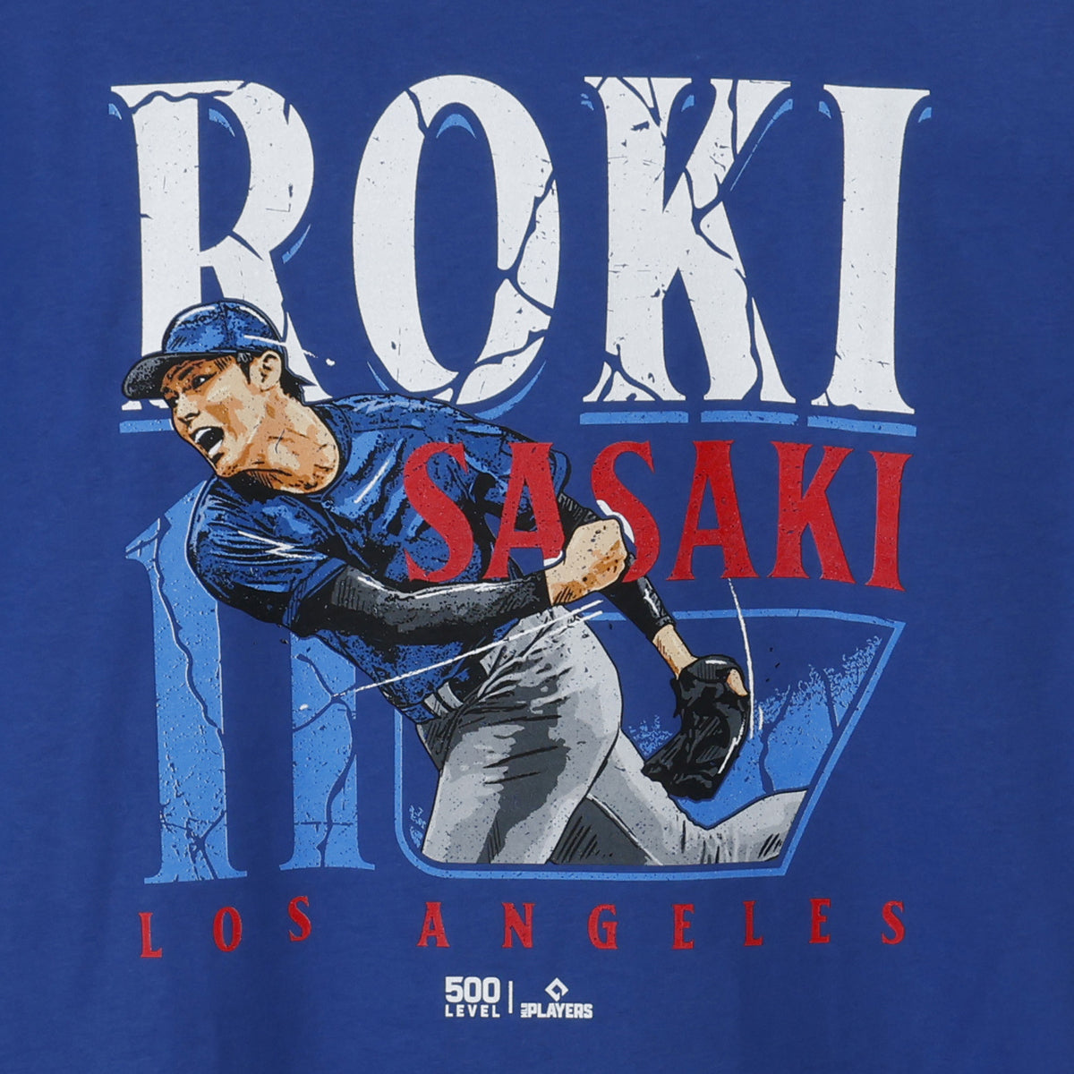 佐々木朗希 Player Name Tシャツ　S / M / L / XL