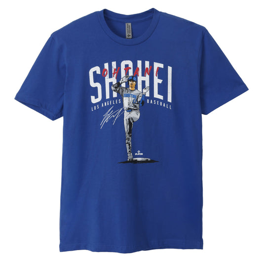 大谷翔平　Shohei Ohtani Los Angeles D Base Pose WHT　Tシャツ　S / M / L / XL