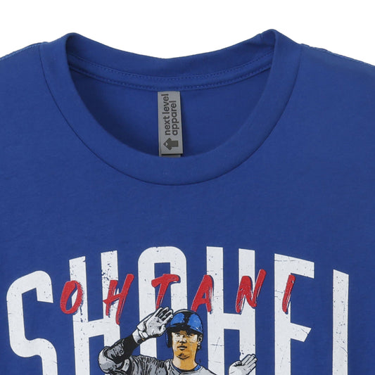 大谷翔平　Shohei Ohtani Los Angeles D Base Pose WHT　Tシャツ　S / M / L / XL