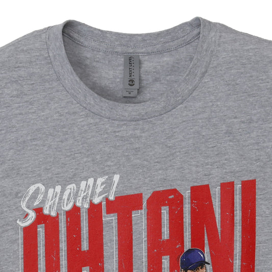 大谷翔平　Shohei Ohtani Los Angeles D Chisel WHT　Tシャツ　S / M / L / XL