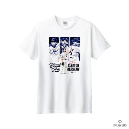 予約受付終了  【500LEVEL】  Clayton Kershaw 「Los Angeles D Thank You」 Tシャツ
