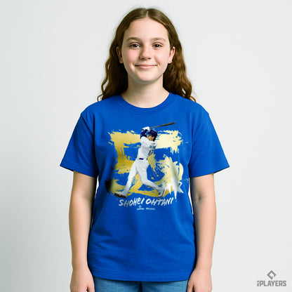 予約販売【大谷翔平】SHOHEI OHTANI 『55 HOME RUN』　Tシャツ　ロイヤルブルー