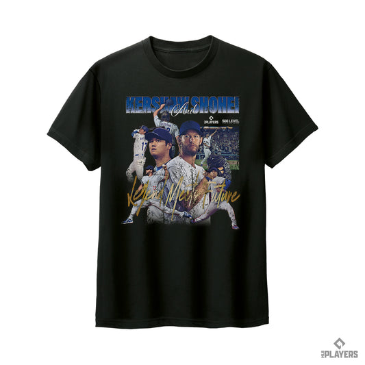 予約販売【大谷翔平/クレイトンカーショー】SHOHEI OHTANI　CLAYTON KERSHAW 『Legend meets Future』 Tシャツ