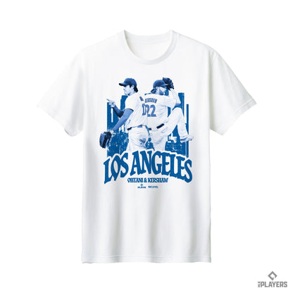予約販売【大谷翔平/クレイトンカーショー】Shohei Ohtani　Clayton Kershaw   『respect』 Tシャツ ホワイト