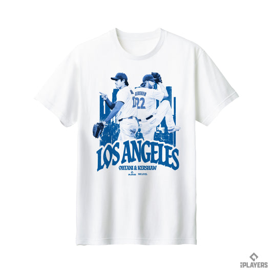 予約販売【大谷翔平/クレイトンカーショー】Shohei Ohtani　Clayton Kershaw   『respect』 Tシャツ ホワイト