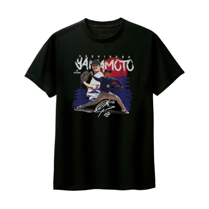 予約販売【山本由伸】YOSHINOBU YAMAMOTO 『Rising Sun』500LEVEL Tシャツ