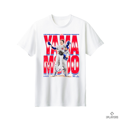 予約販売【山本由伸】YOSHINOBU YAMAMOTO 『YAMA MOJO』　Tシャツ  500LEVEL  ホワイト