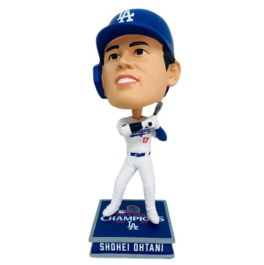 FOCO SHOHEI OHTANI 2024 WORLD SERIES CHAMPIONS ボブルヘッド 約9.5インチ (SQUARE BASE BIGHEAD)