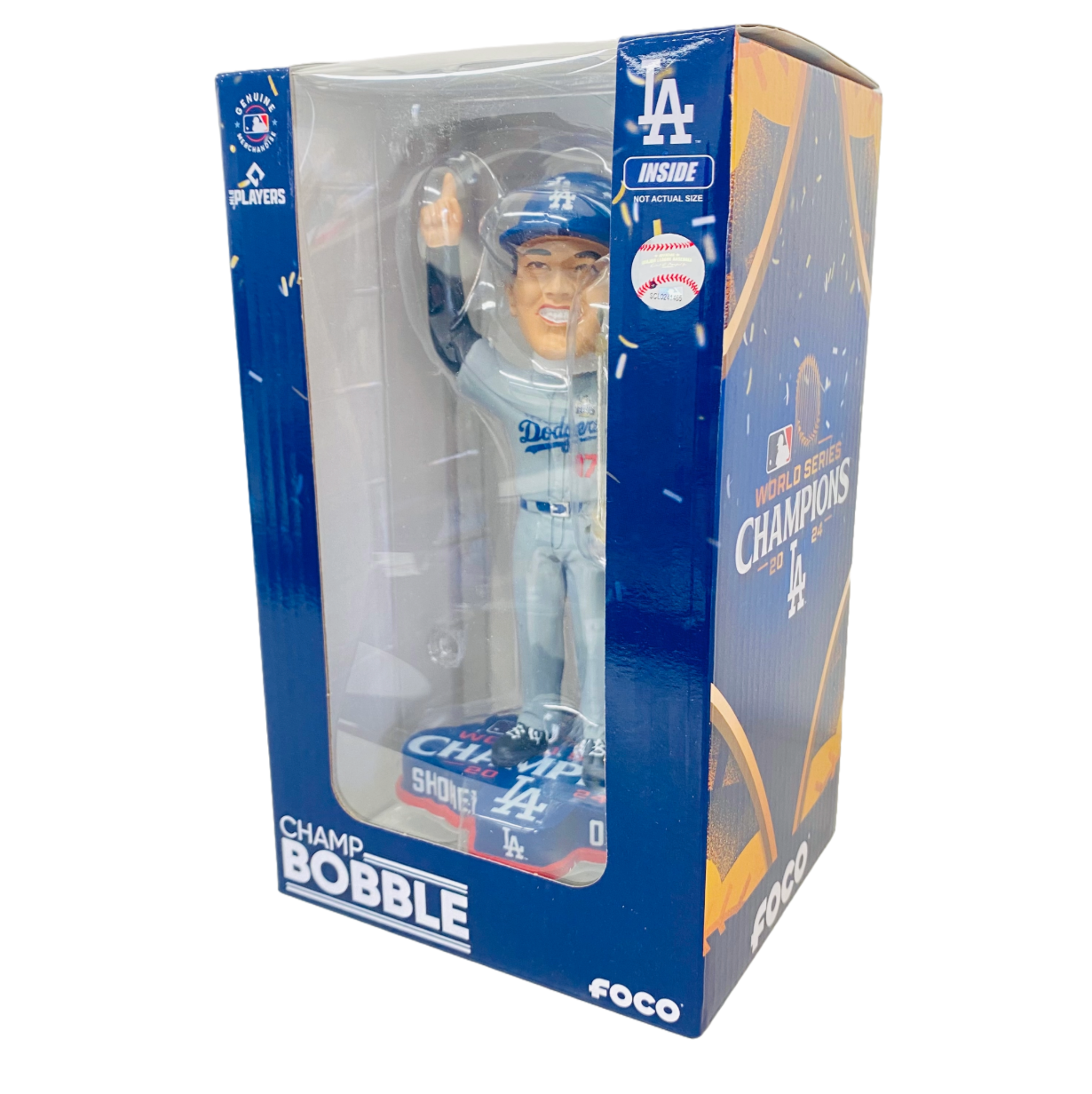 【大谷翔平】FOCO SHOHEI OHTANI 2024 WORLD SERIES CHAMPIONS ボブルヘッド 約8インチ